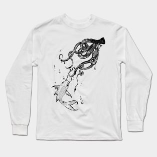 fish and tentacles Long Sleeve T-Shirt